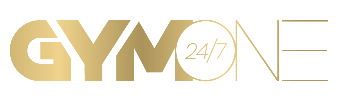GymOne 24/7 Logo in Gold